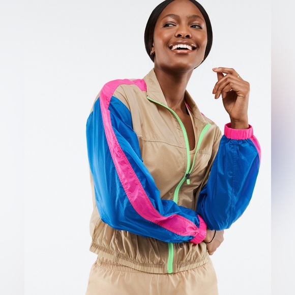 Fabletics Nylon Colour-Block Jacket (size S) - Picture 7 of 7
